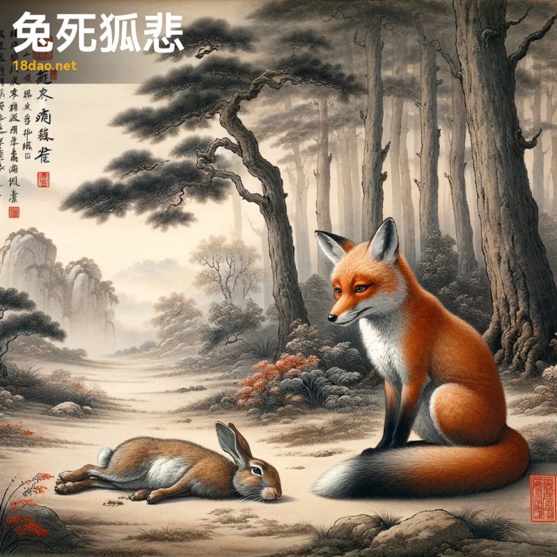 兔死狐悲 - 成語故事配圖