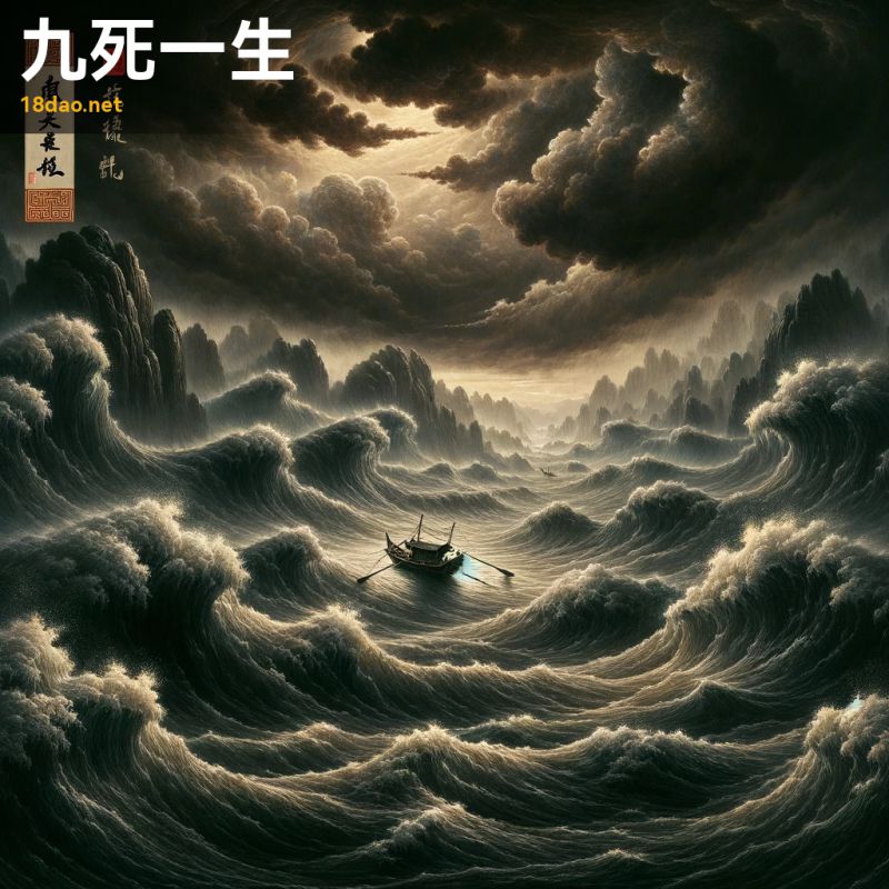 简洁的九死一生什么意思的图片