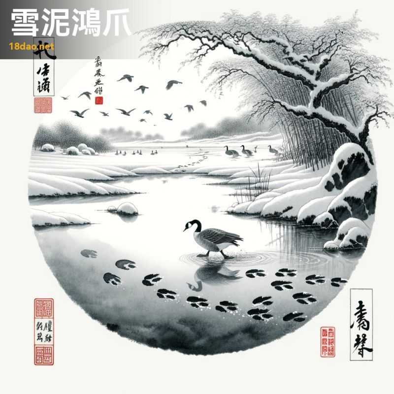 梦幻的雪泥鸿爪意思是什么的图像
